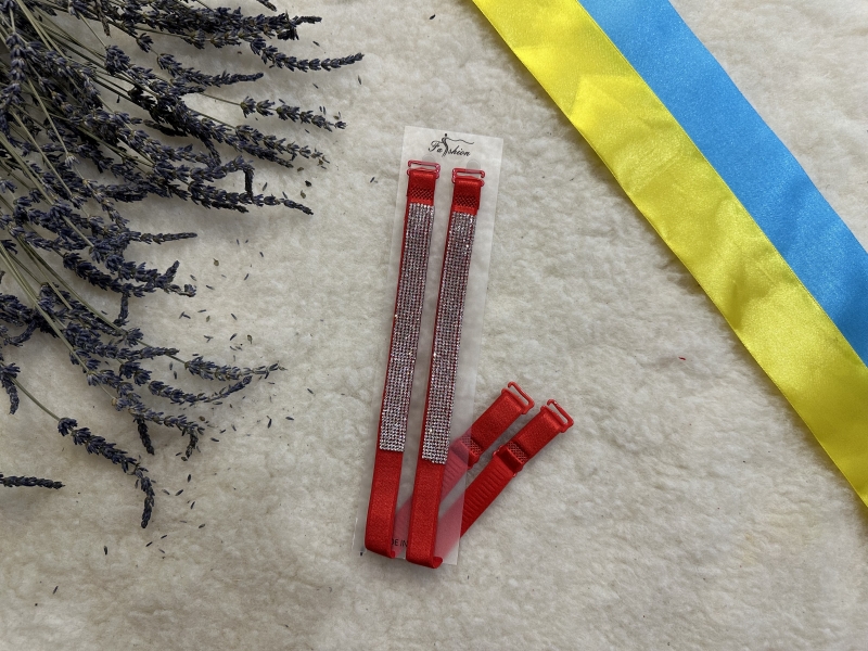 Бретелька тканина зі стразами 1.1.1