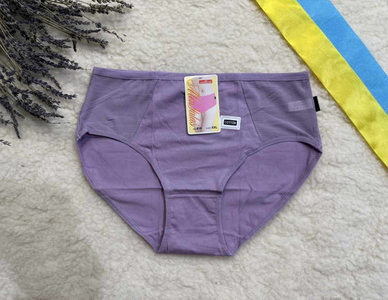 Труси жіночі з вставками сітки по боках 610